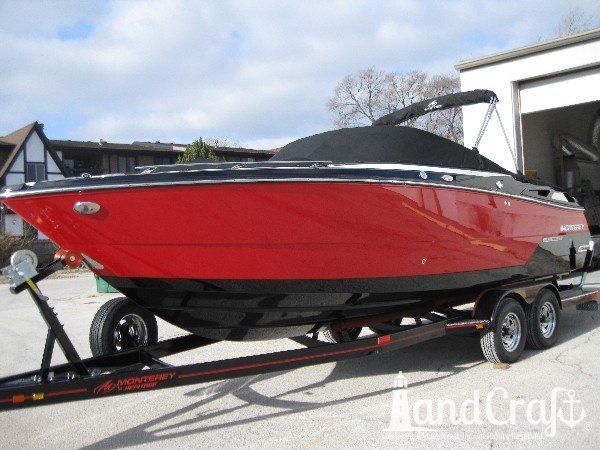 After picture of gelcoat repair on Monterey Boat