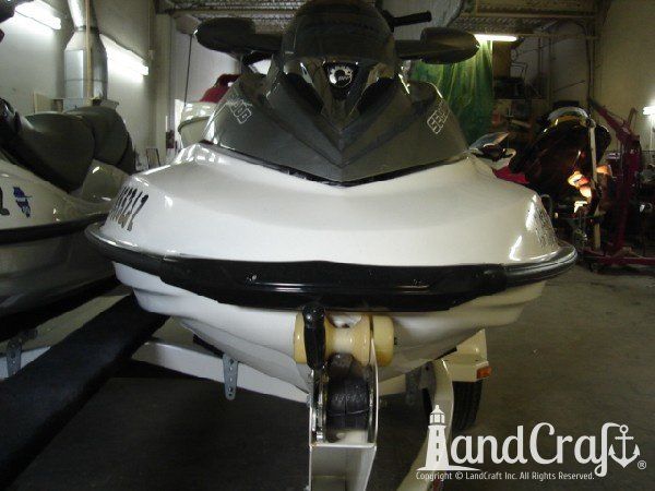 Sea Doo personal watercraft that has been repaired and refinished