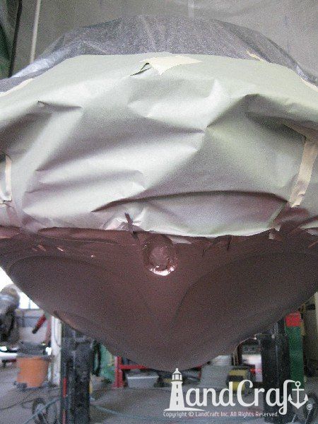 High performance bottom paint on a waverunner