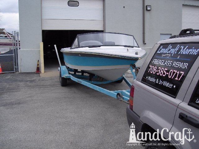 Ski Nautique before complete interior and exterior refit and restoration