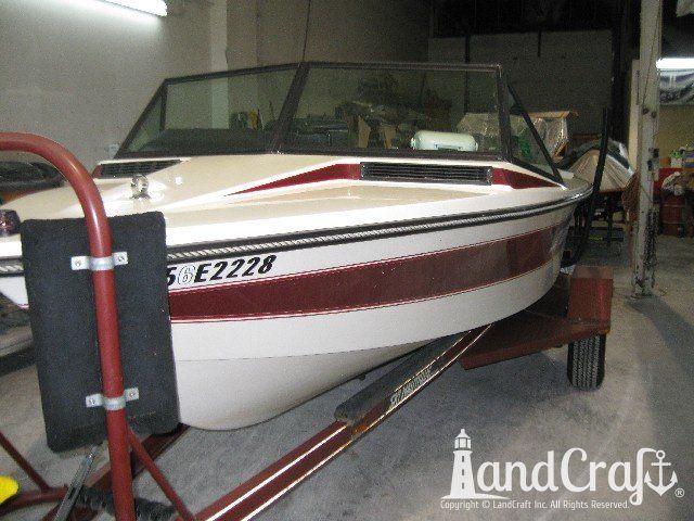 Correct Craft Ski Nautique before restoration