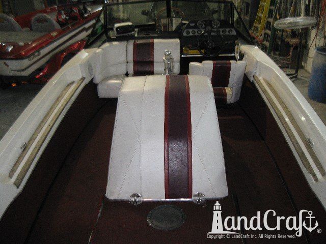 Ski Nautique 2001 boat before complete restoration