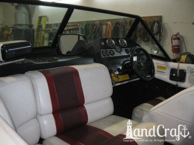 Ski Nautique 2001 boat before complete restoration