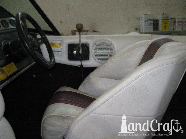 Ski Nautique 2001 boat before complete restoration