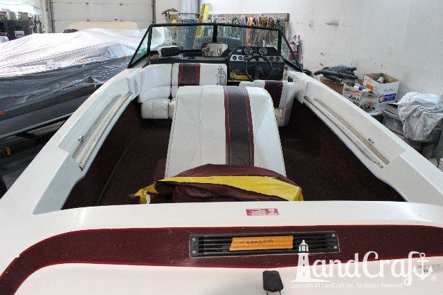 Ski Nautique 2001 boat before complete restoration