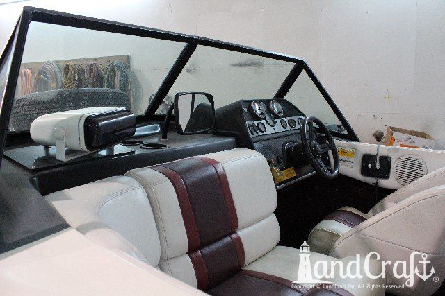 Ski Nautique 2001 boat before complete restoration