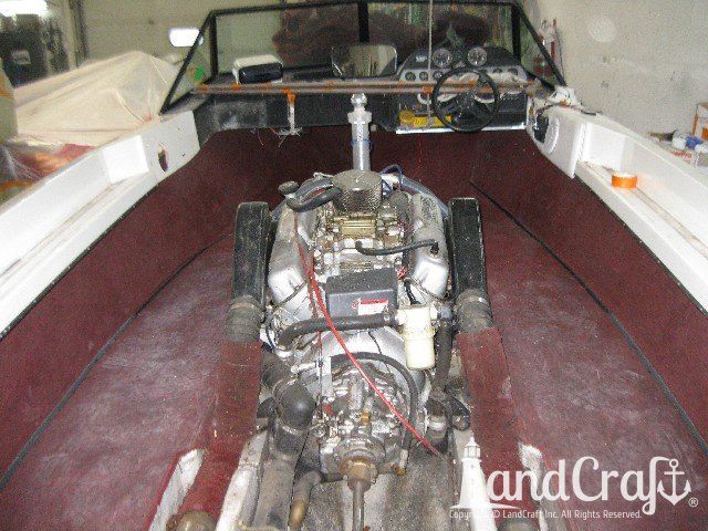 Ski Nautique 2001 boat with original interior removed