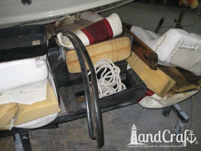 Ski Nautique 2001 boat interior pieces ready for new upholstery