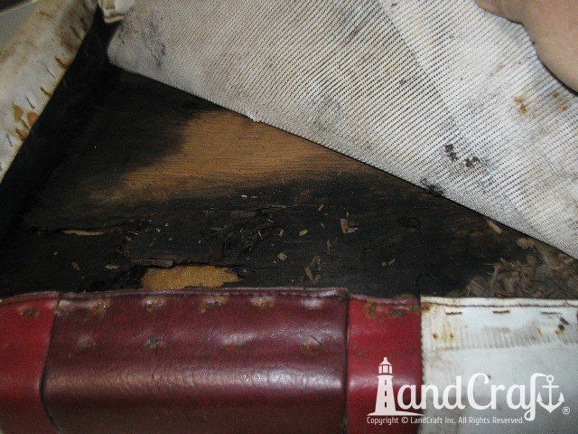 Ski Nautique 2001 boat interior pieces ready for new upholstery