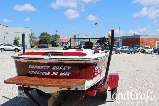 Ski Nautique 2001 boat with restored teak swim deck