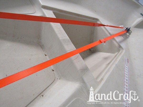 Boston Whaler with interior damage