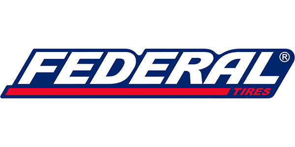 The federal tires logo is on a white background.