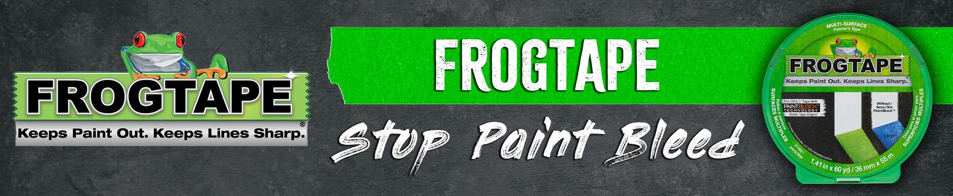 FrogTape New Construction tapes are simply the choice of the Pro's