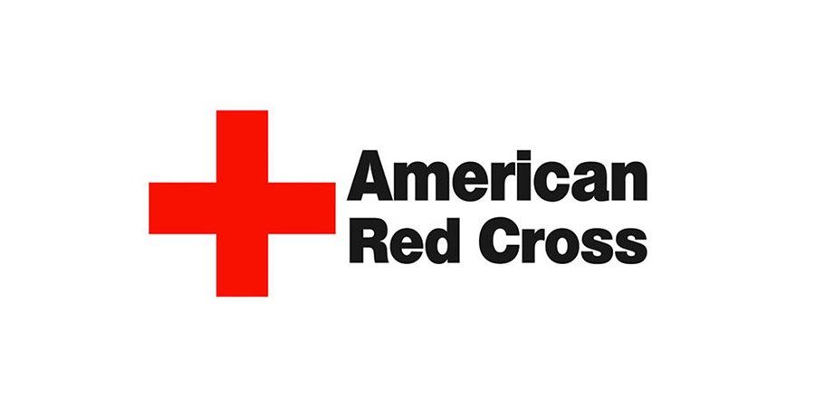 The american red cross logo is shown on a white background.