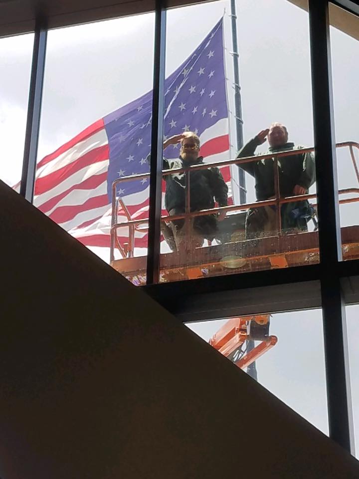 People Saluting | Nashville, TN | Alpine Window Cleaning & Pressure Washing