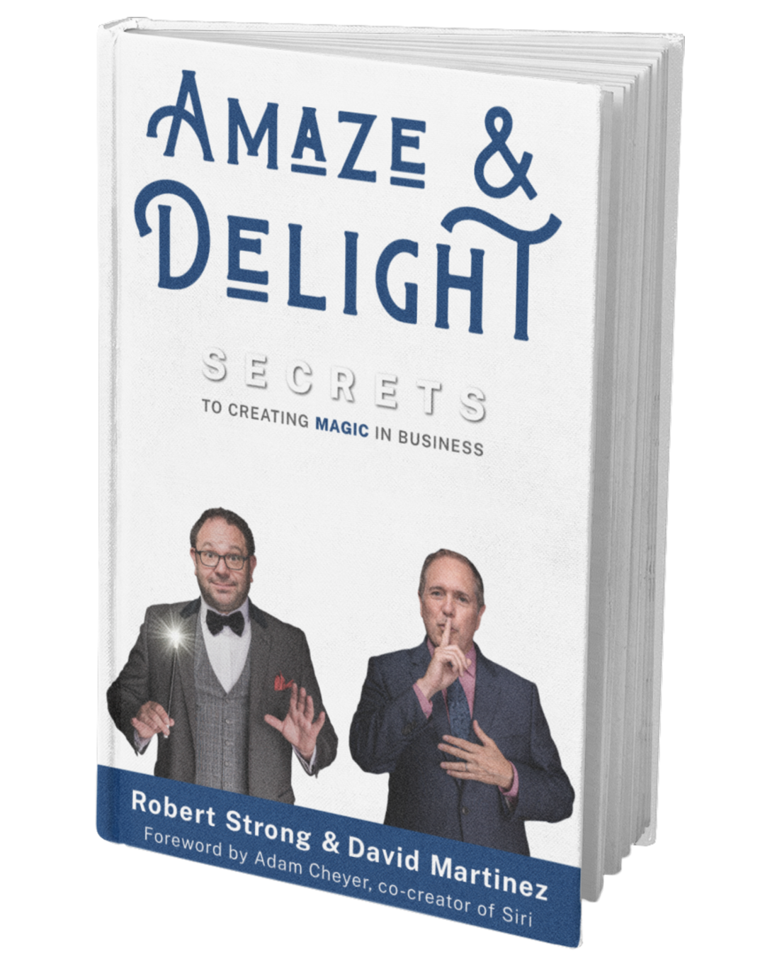 Amaze & Delight: A book by San Francisco Bay Area corporate magician David Martinez and Robert Strong