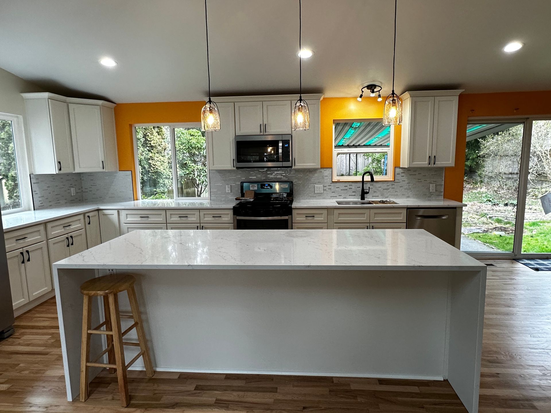 Newly remodeled kitchen