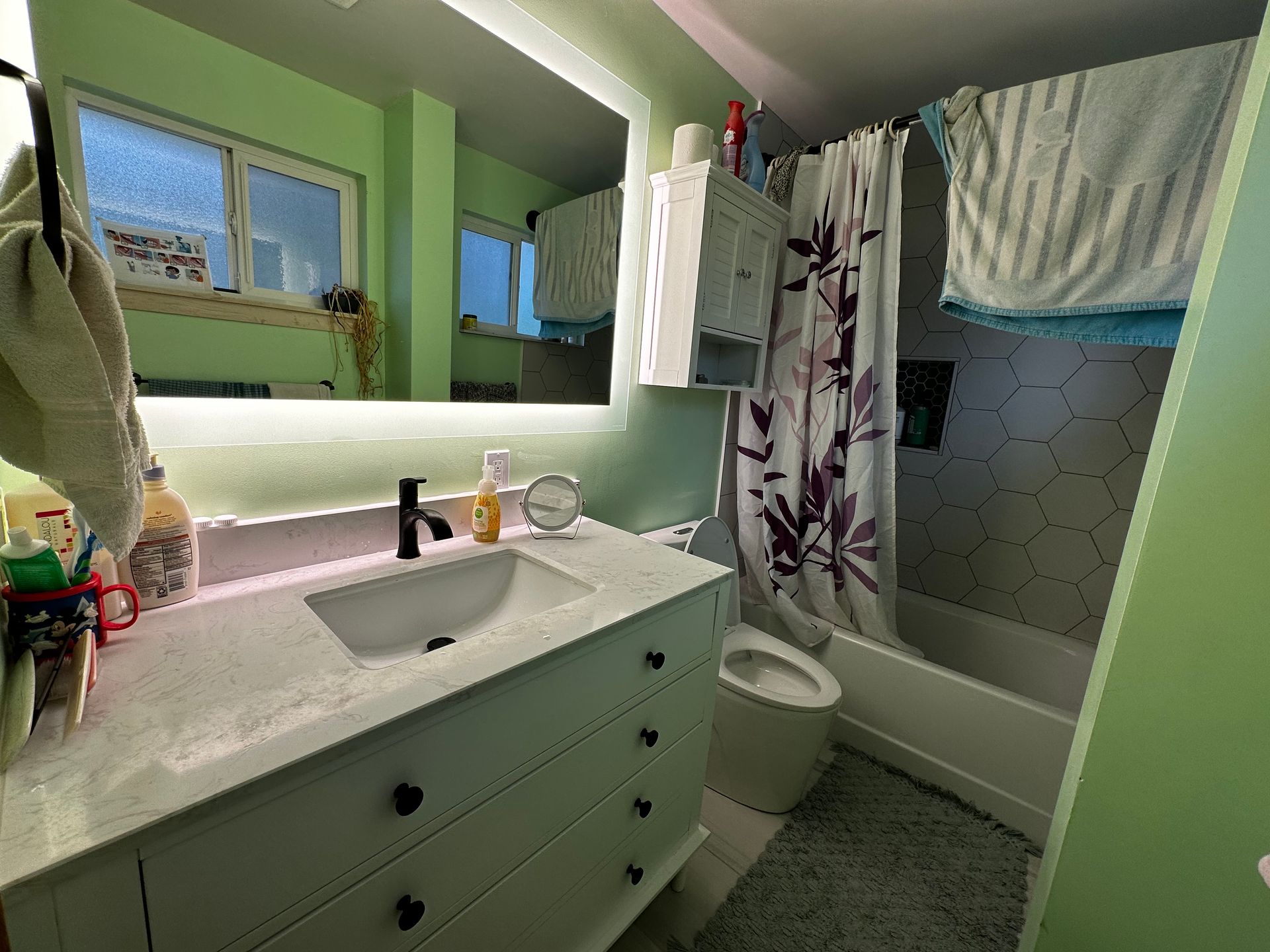 Newly remodeled bathroom