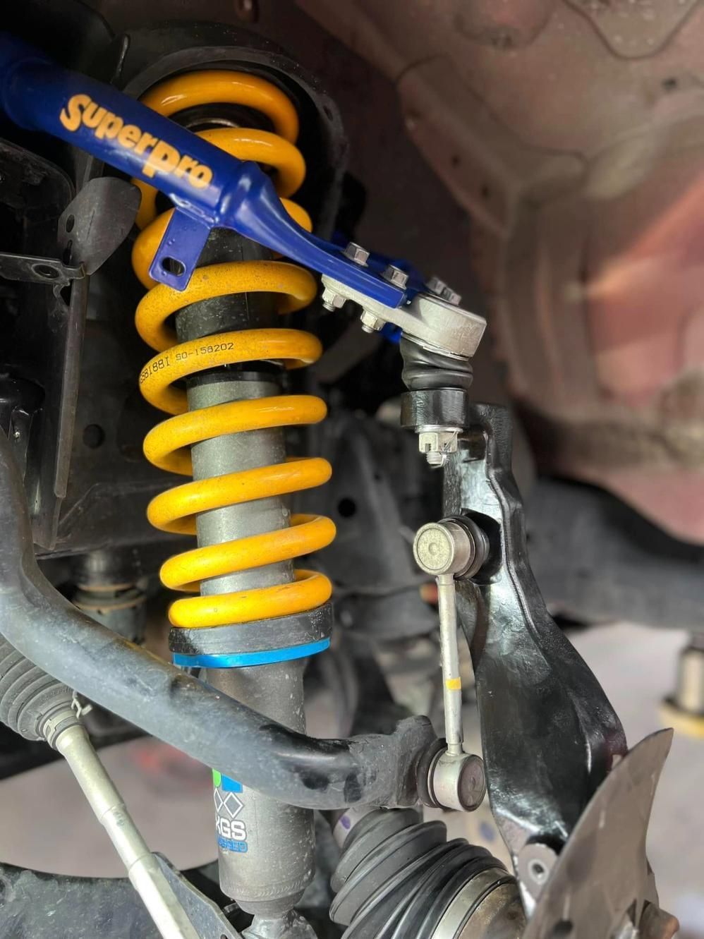 A Close Up of a Shock Absorber on a Car — Shoalhaven Diesel Tech in South Nowra, NSW
