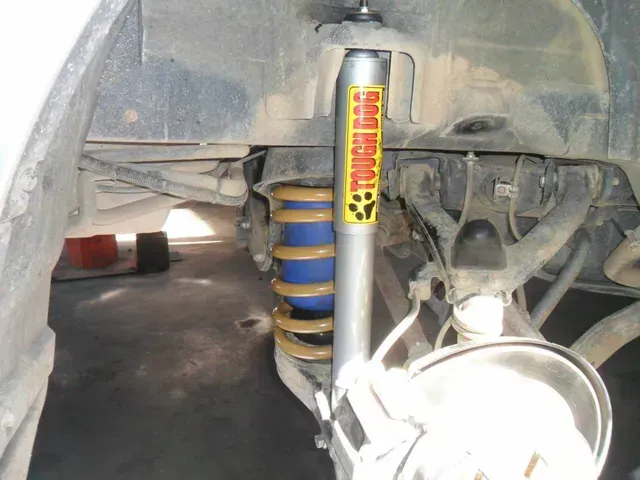 A Close Up of a Tough Dog Shock Absorber — Shoalhaven Diesel Tech in South Nowra, NSW