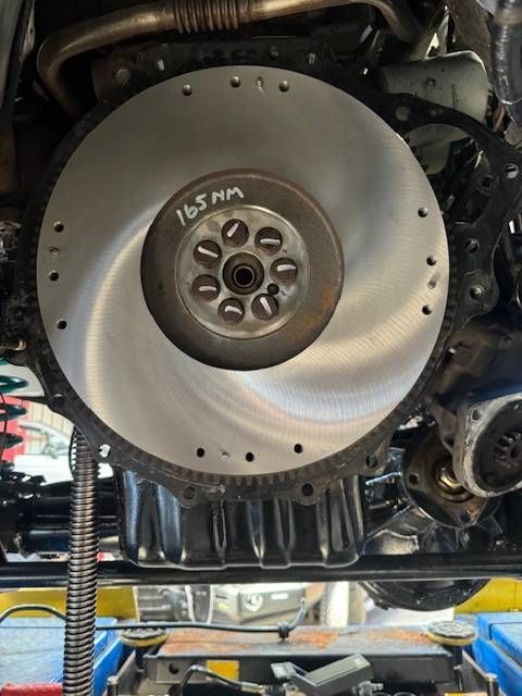 A clutch disc with 165 mm written on it — Shoalhaven Diesel Tech in South Nowra, NSW