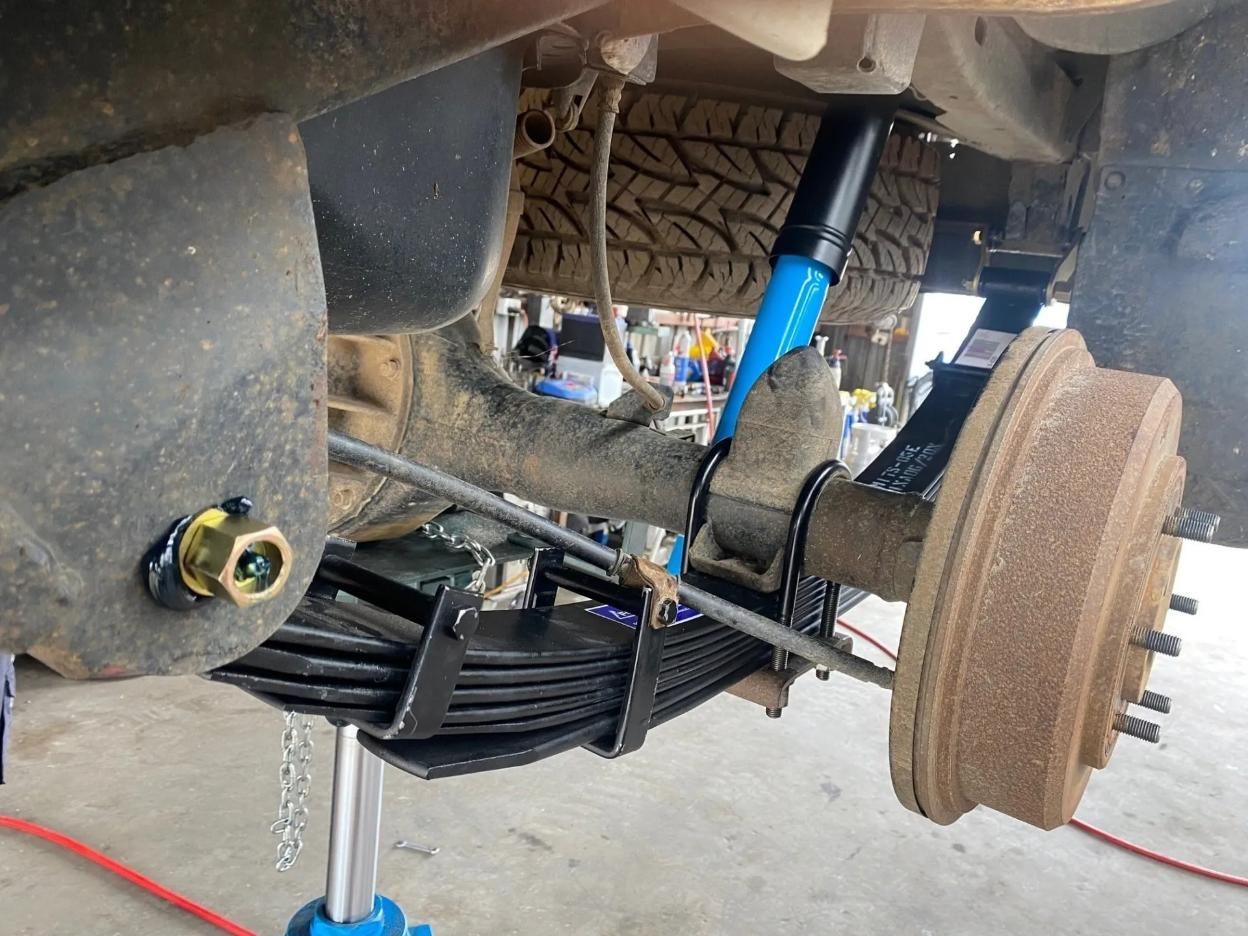 A Close Up of a Shock Absorber on a Car — Shoalhaven Diesel Tech in South Nowra, NSW