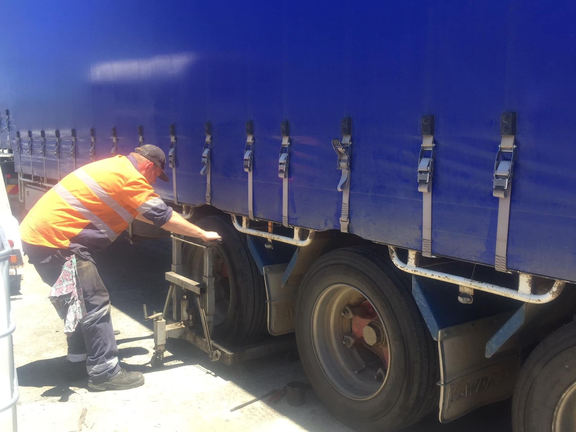 Local Mechanic Checking Vehicle Condition