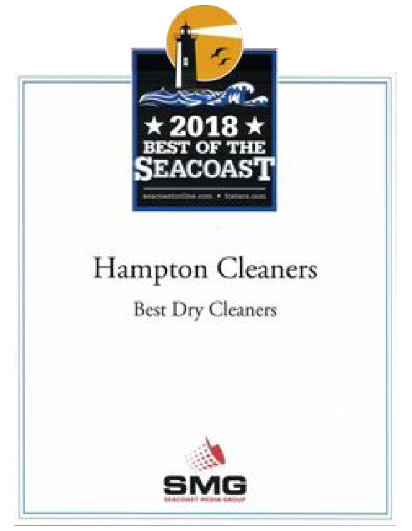 Hampton Cleaners Best Dry Cleaners Award Image