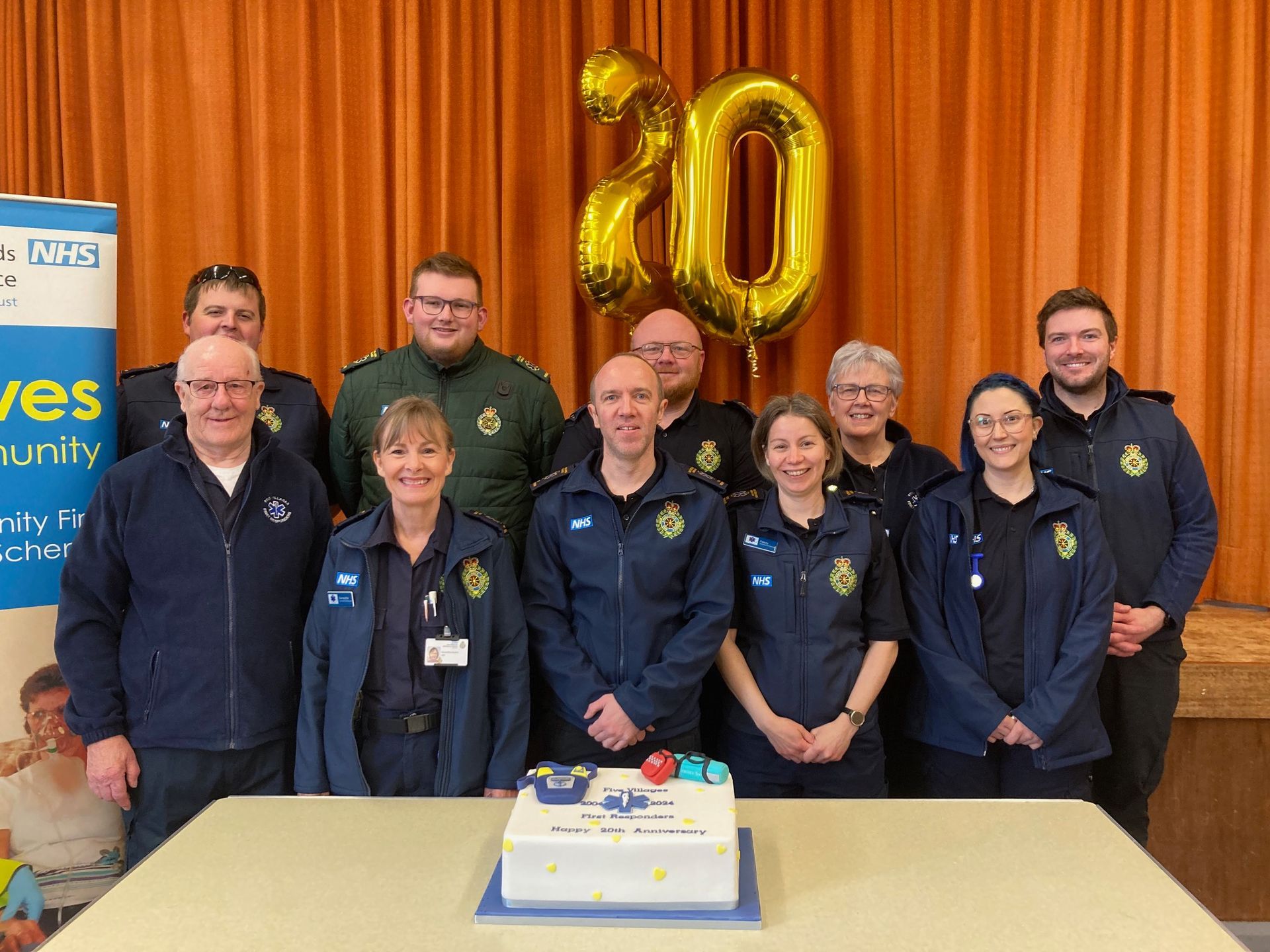 FVFR team celebrate 20 year anniversary.