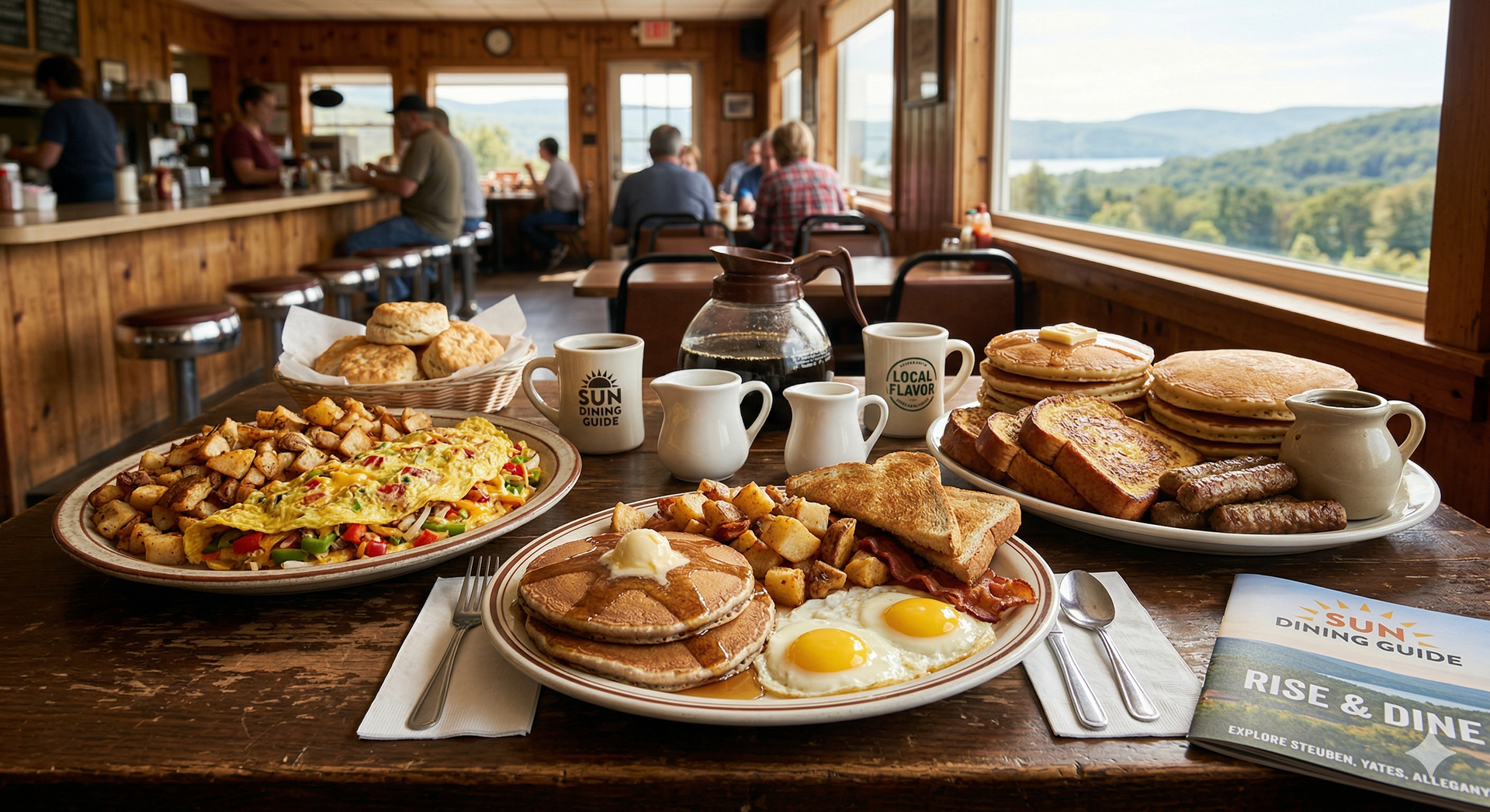 breakfast in the rural southern tier is delicious and soul-warming