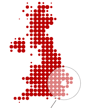 Covering the Eastern Counties in England