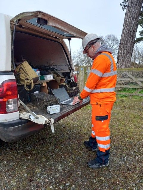 Professional Using Pest Control Software