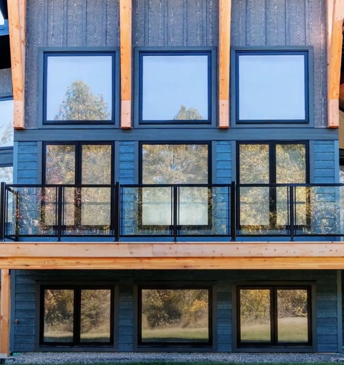 Exterior view of tinted windows in Prince Edward County