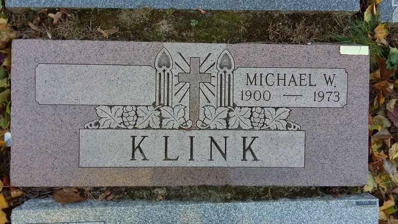 Klink Gravestone | Worcester, MA | EGMC