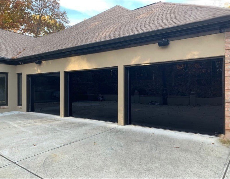 Contemporary garage doors installed by Garage Tech in Bothell, WA