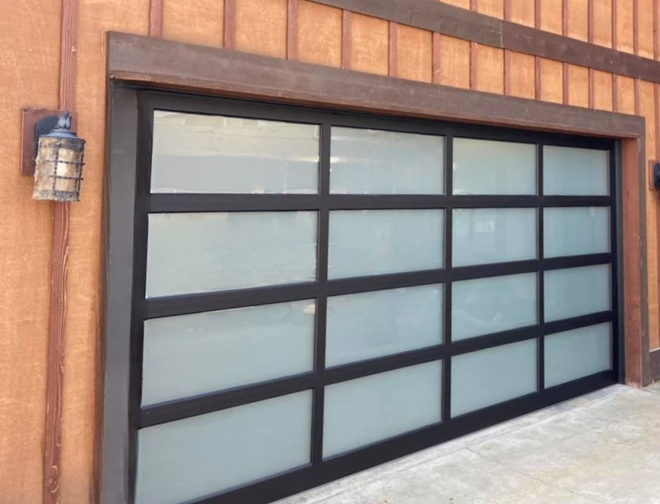 Contemporary garage doors with modern proportions by Garage Tech serving Snohomish, WA