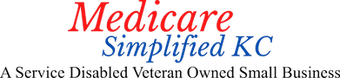 Logo for Medicare Simplified KC, a service disabled veteran owned small business.
