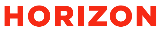 Horizon reinforcing logo