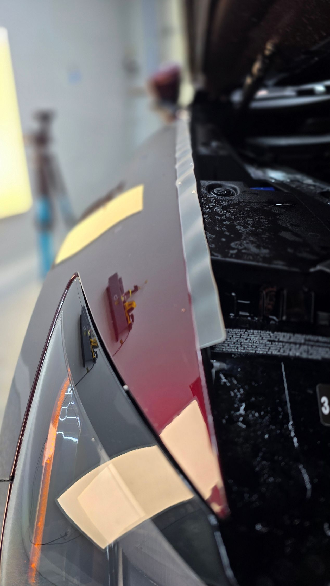 2026_Mazda_CX-90_Artisian Red shine with the lights front passenger fender