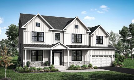 Sal Lapio Homes - Newhaven Grand Farmhouse with black windows