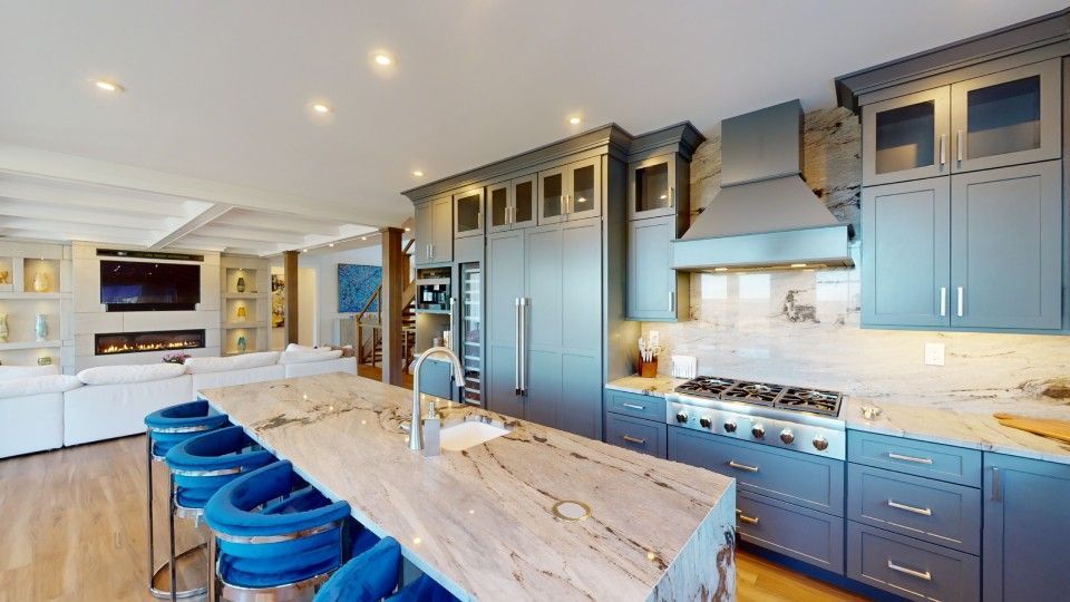 Sal Lapio Custom Homes - Custom Gray kitchen