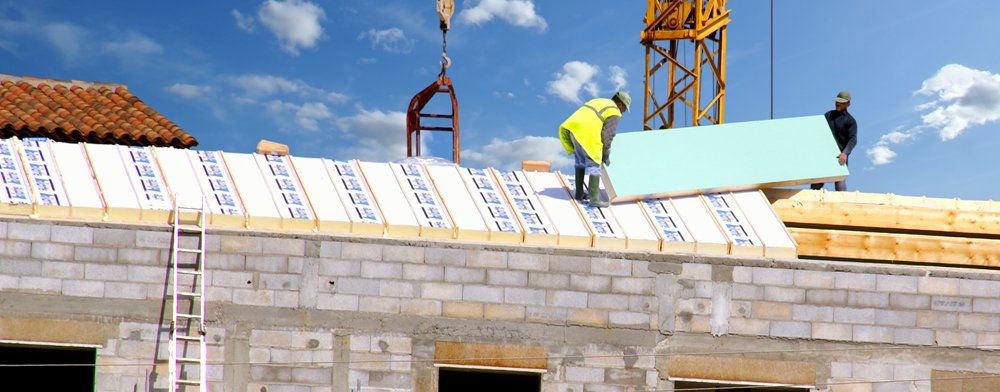 Workers Insulating Roof - Tracys Insulation in Port Angeles, WA