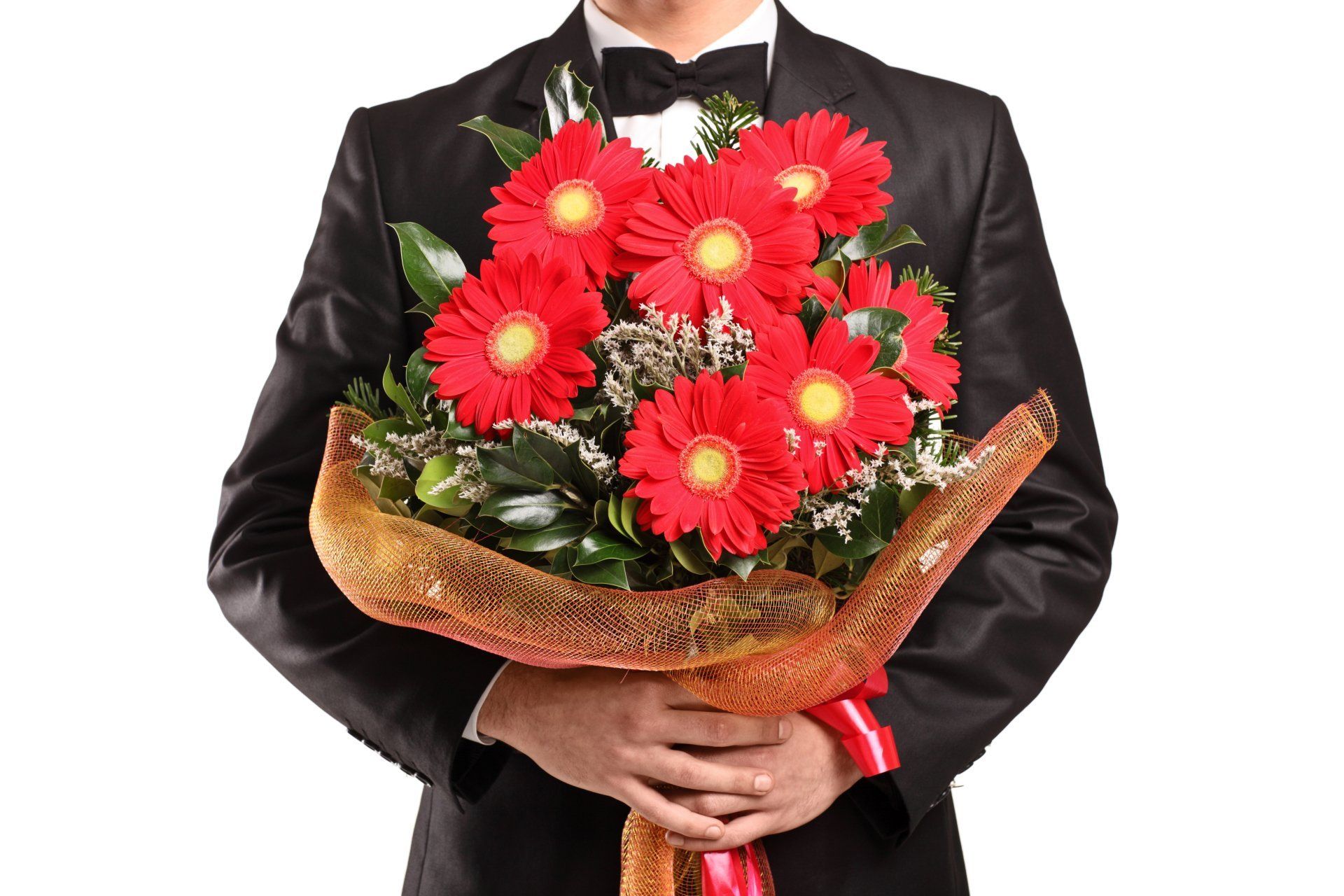 Floral Bouquets — Man Holding a Bouquet in Dallas, Texas