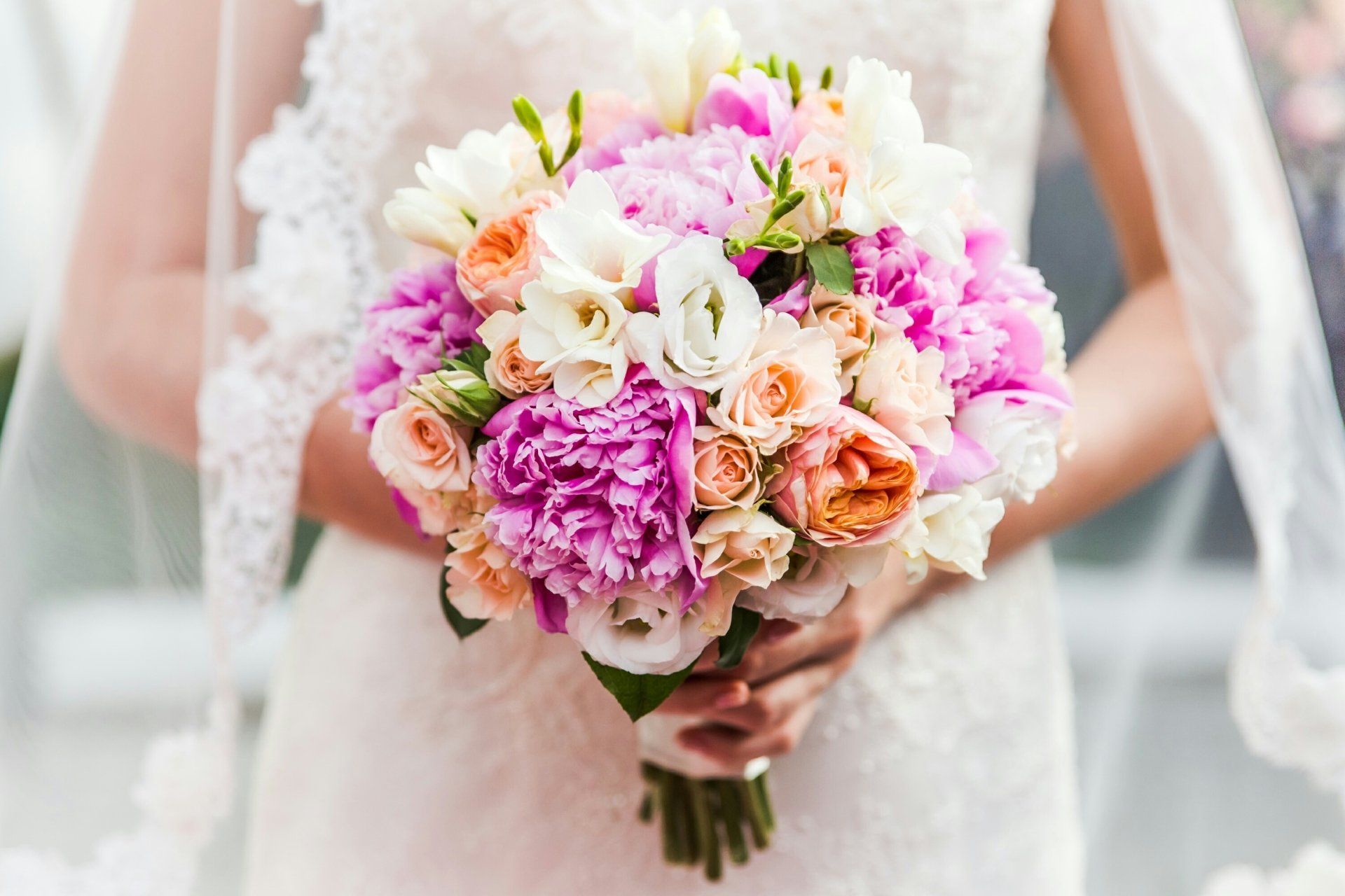 Flower Wall — Colorful Bouquet in Dallas, Texas