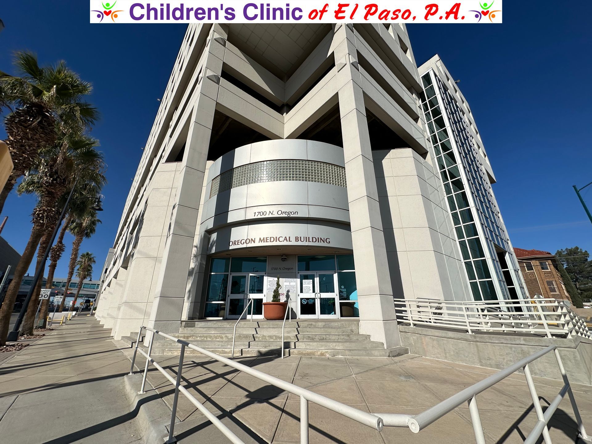 The children 's clinic at el paso p.a. is shown