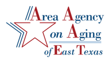 A logo for the area agency on aging of east texas