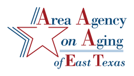 A logo for the area agency on aging of east texas