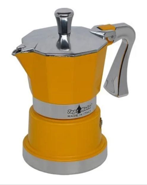 vari modelli colorati di caffettiere