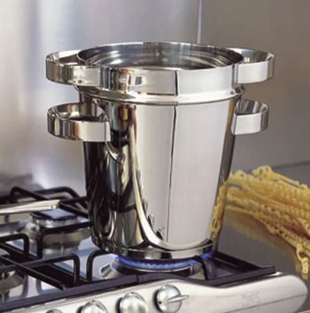 pentola in acciaio a doppio strato