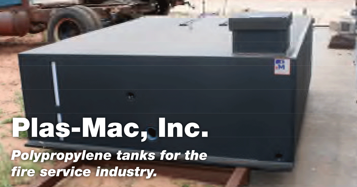 Polypropylene Tanks for the Fire Service Industry